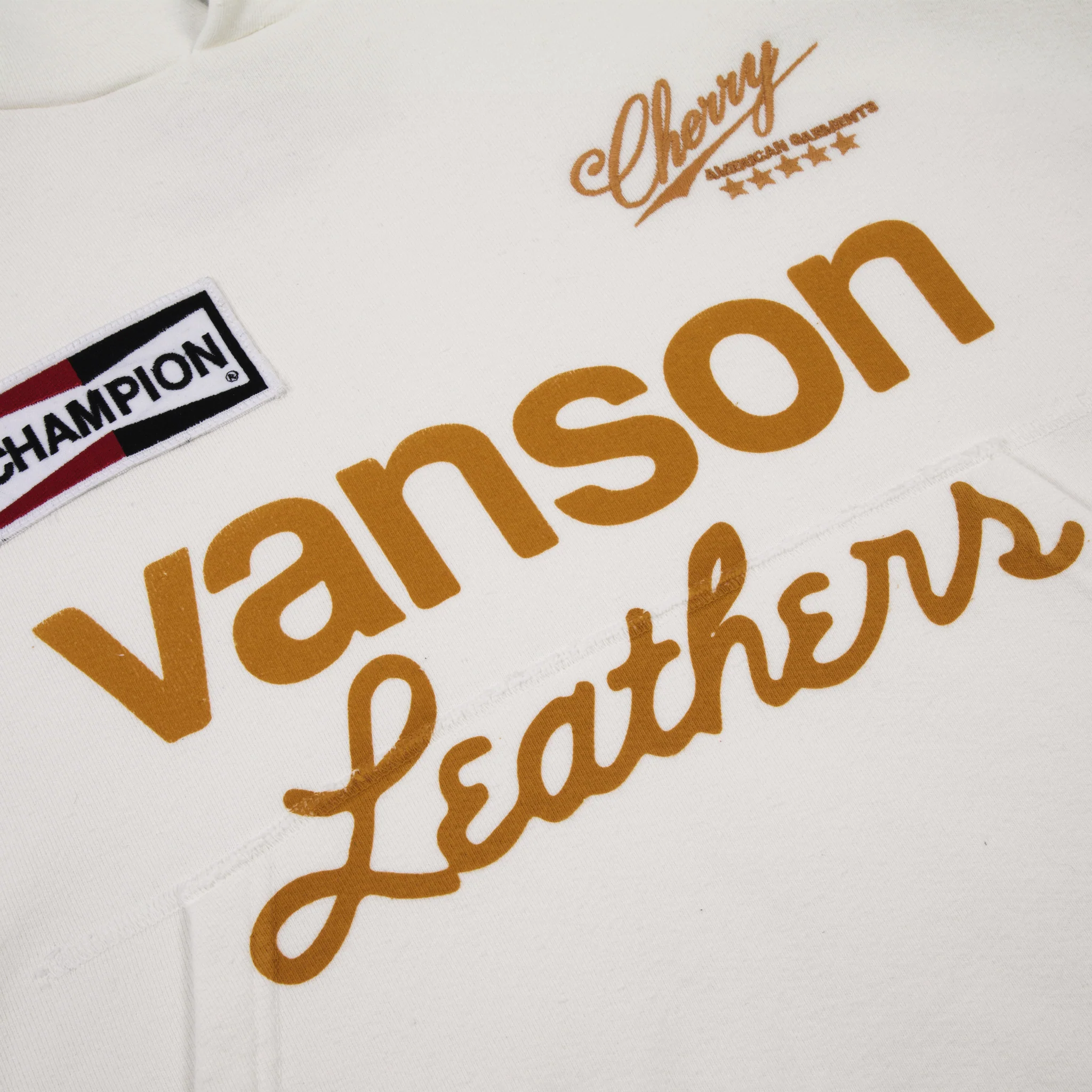 Vanson Hoodie (Vintage White) - Image 3