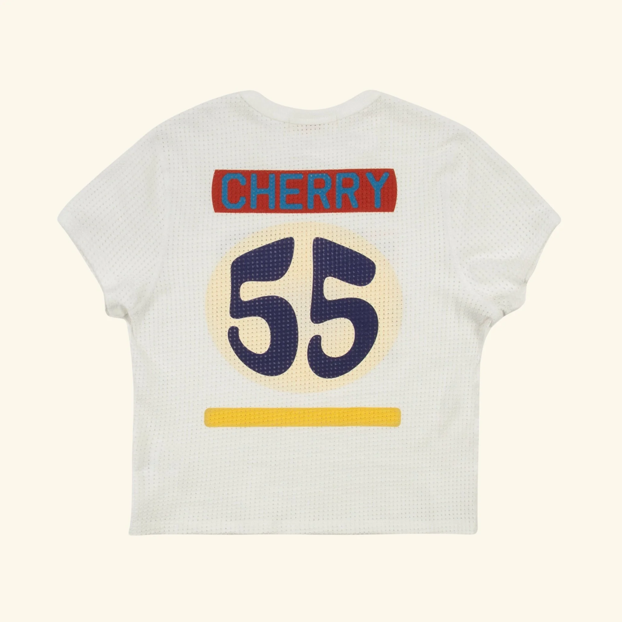 Vanson Mesh Baby Tee (Vintage White) - Image 2