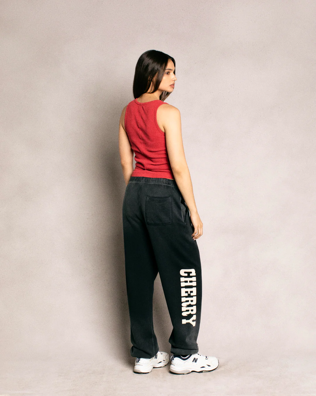 Vanson X Cherry Sweatpants (Vintage Black) - Image 4