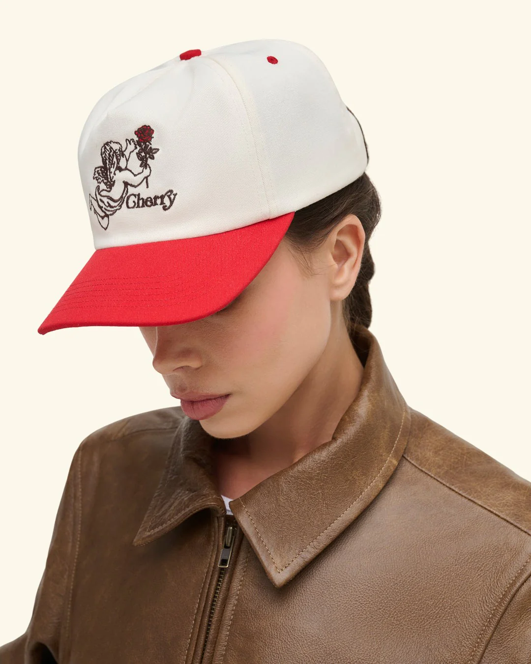 Cherry x GDC Angel Hat (White/Red) - Image 3