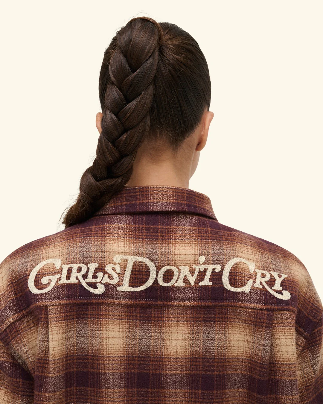 Cherry x GDC Western Flannel Shirt (Brown) - Image 10