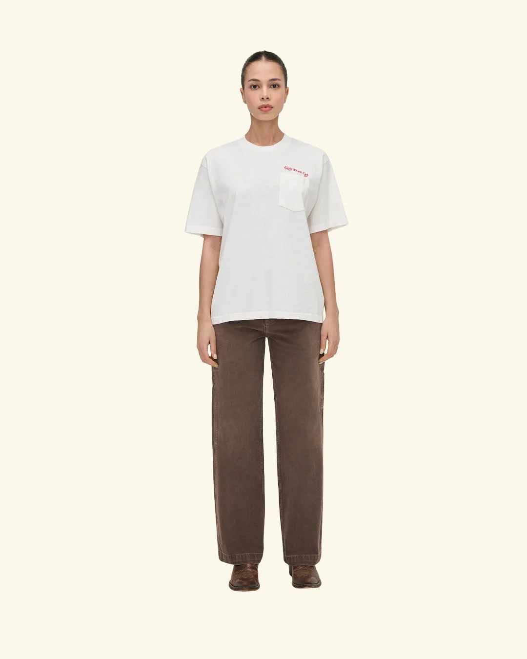 Cherry x GDC Angel Classic Pocket T-Shirt (White) - Image 4