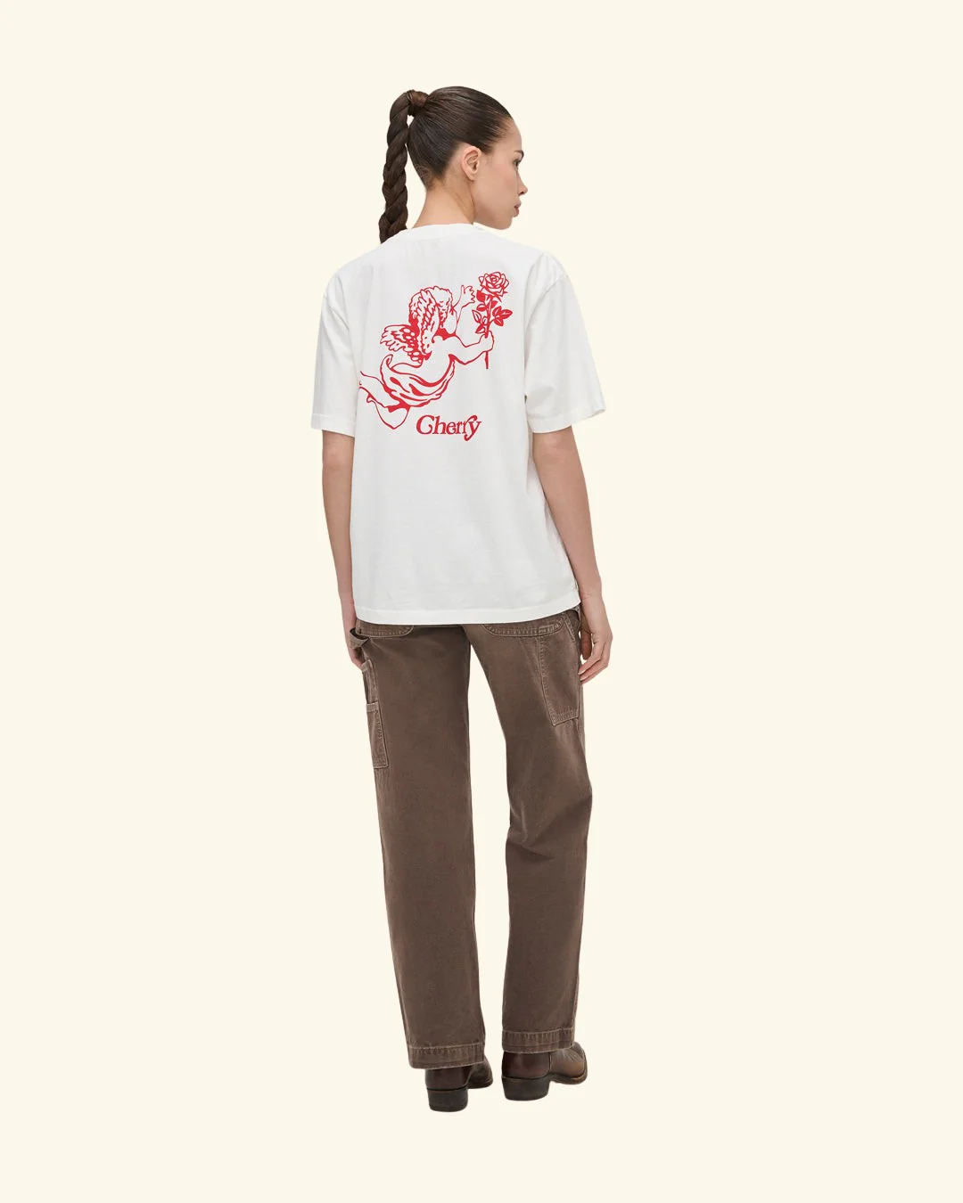 Cherry x GDC Angel Classic Pocket T-Shirt (White) - Image 5