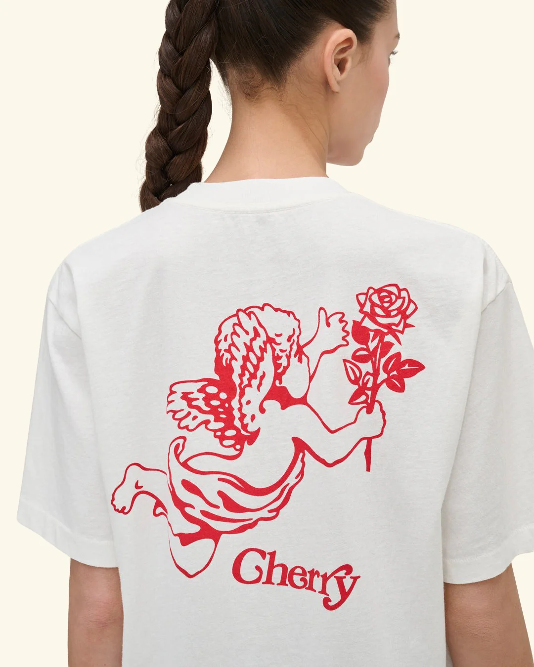 Cherry x GDC Angel Classic Pocket T-Shirt (White) - Image 6