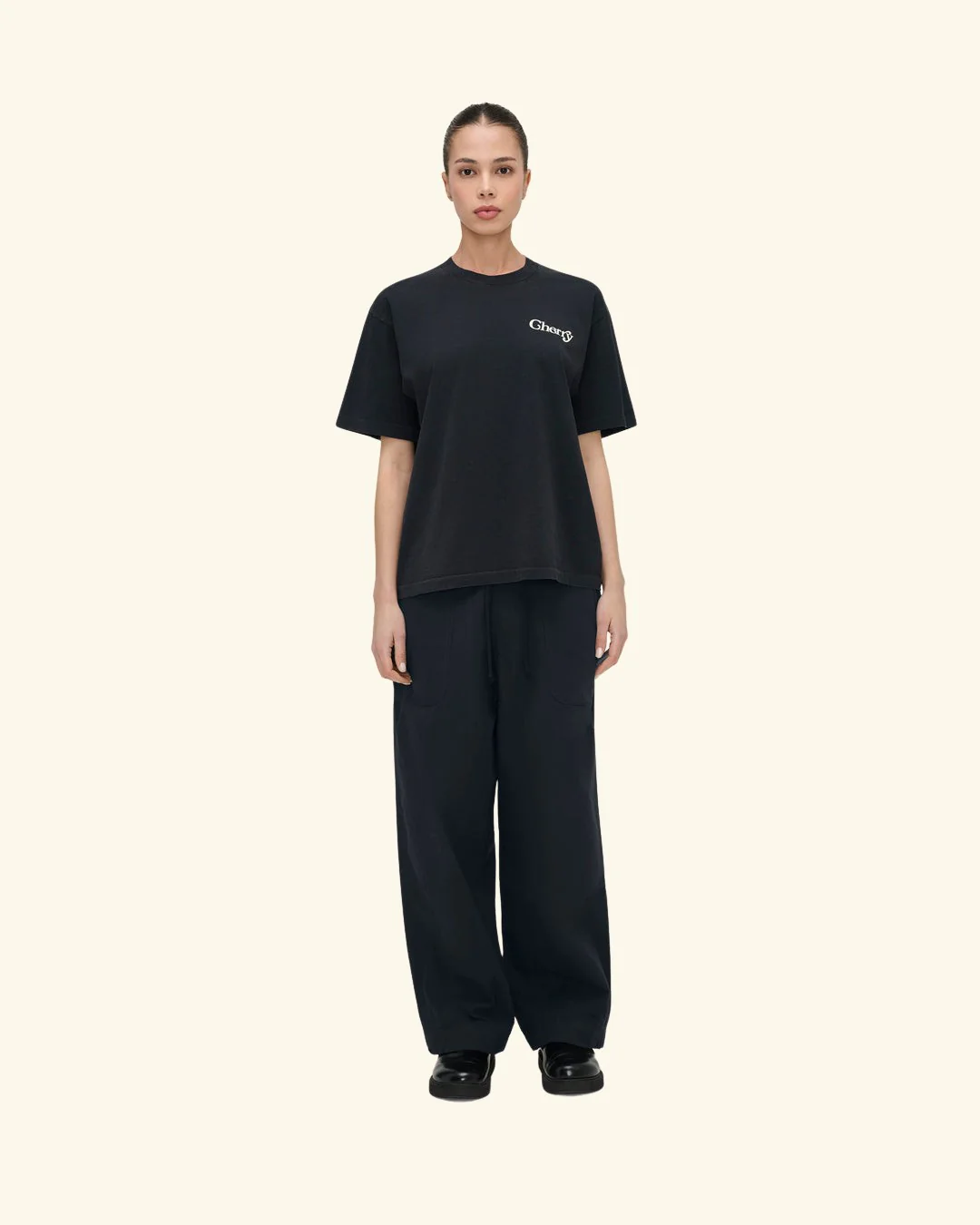 Cherry x GDC Classic T-Shirt (Black) - Image 3
