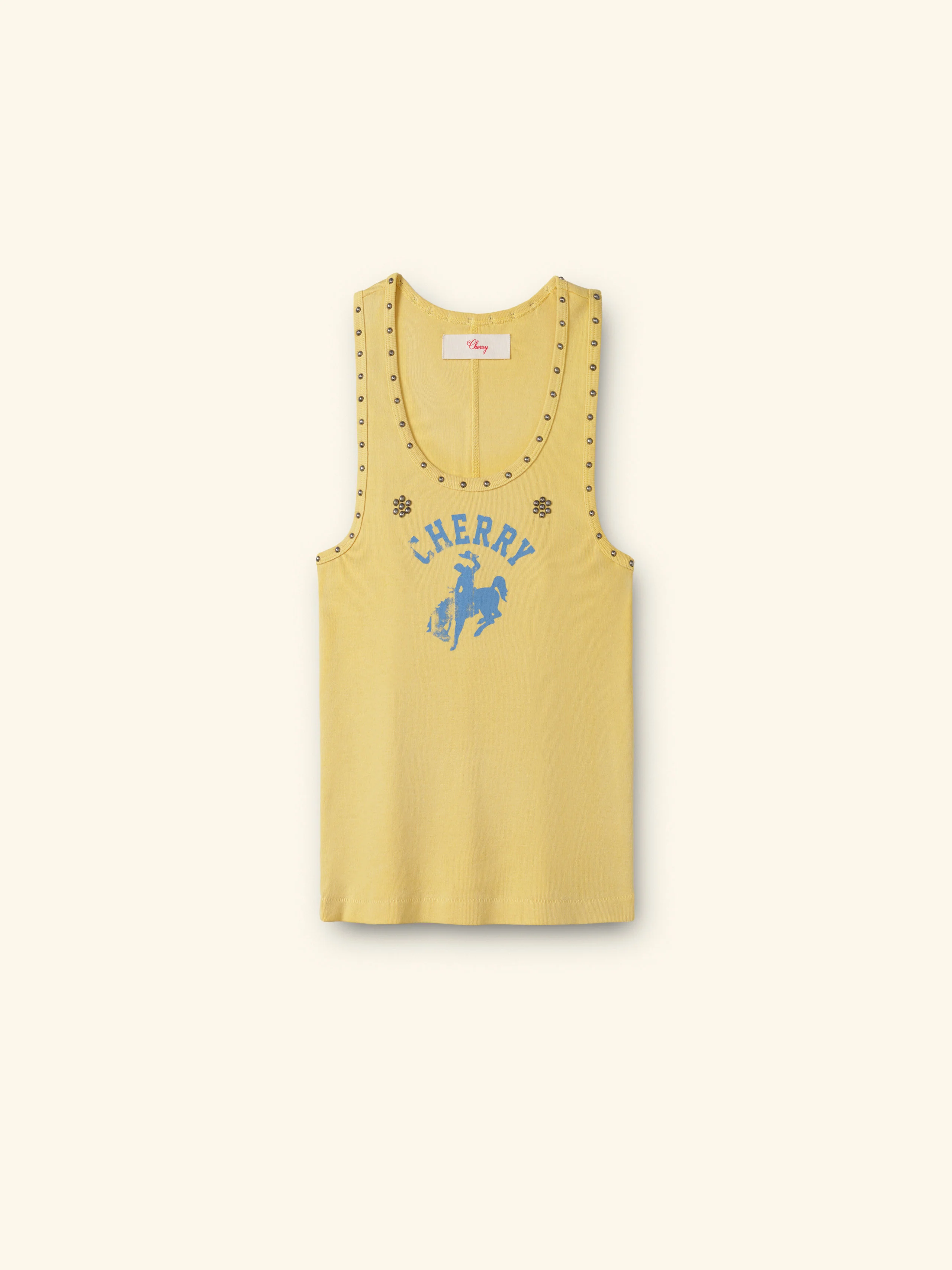Western Athletic Tank Top (Sun Yellow)