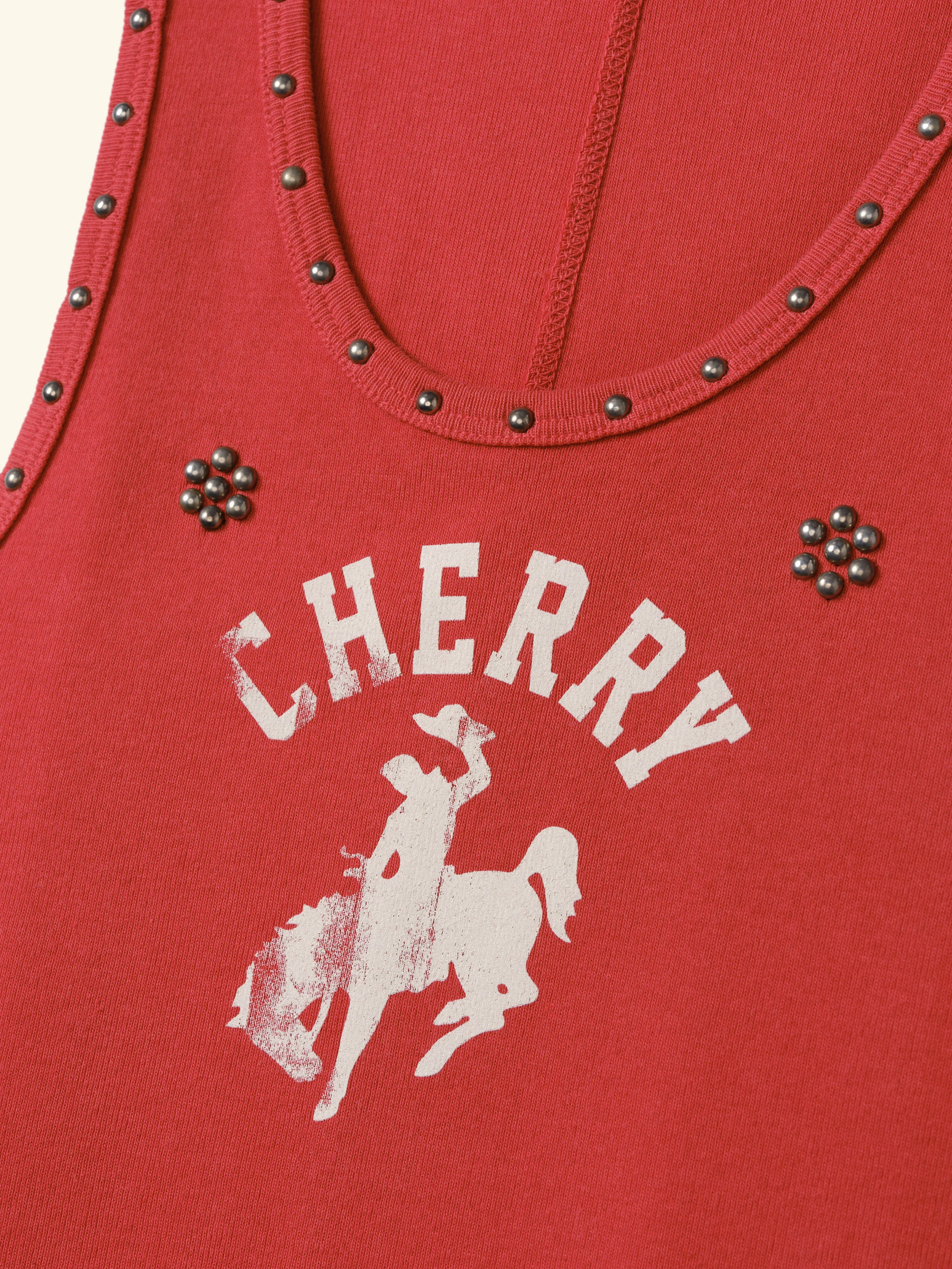 Western Athletic Tank Top (Tomato) - Image 5