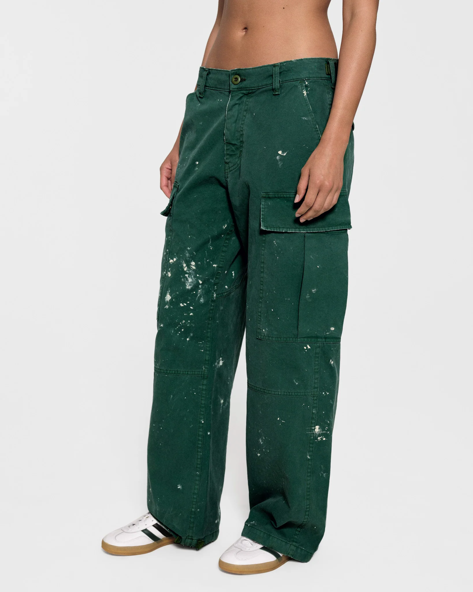 Wide Leg Painted Cargo - Image 4