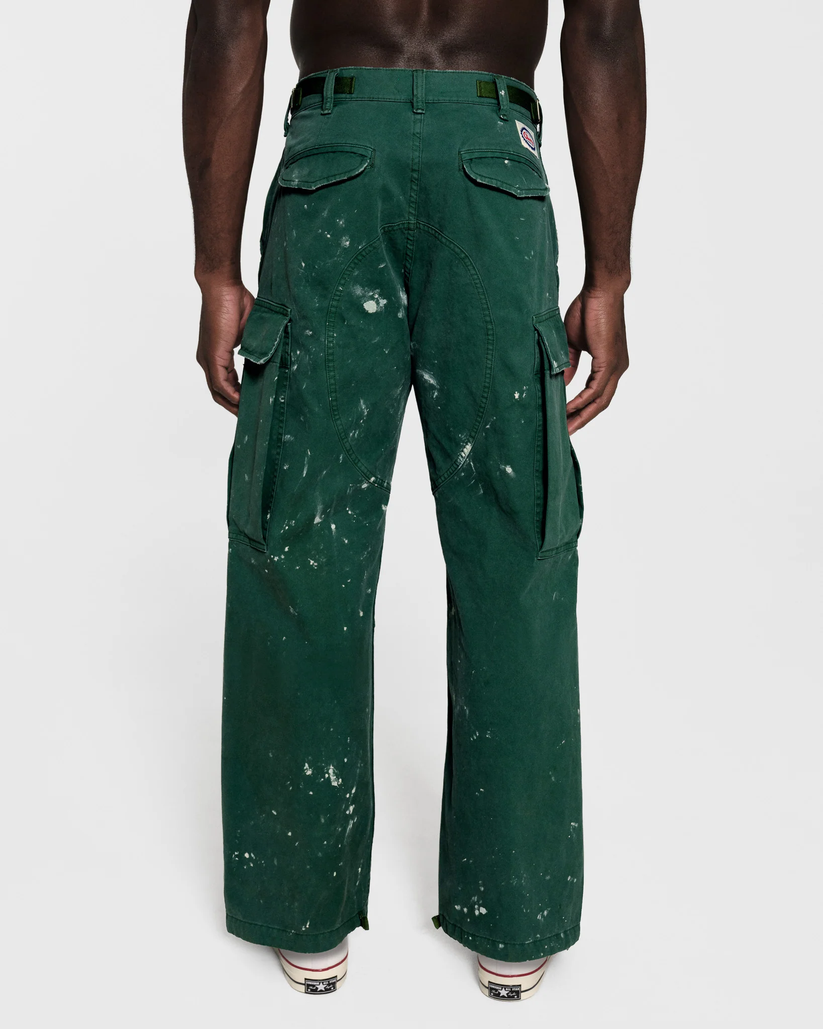 Wide Leg Painted Cargo - Image 7