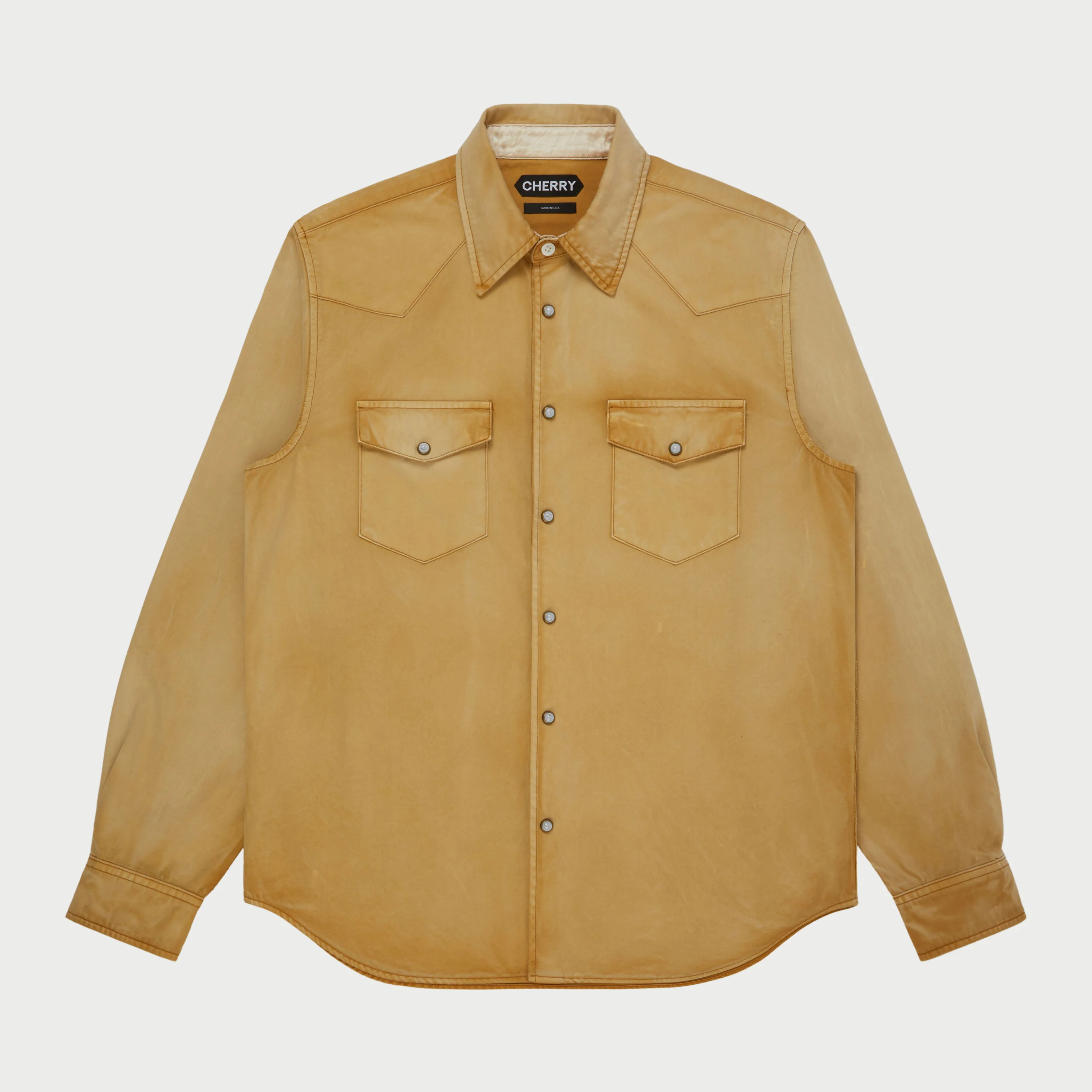 Western Snap Shirt (Tan)