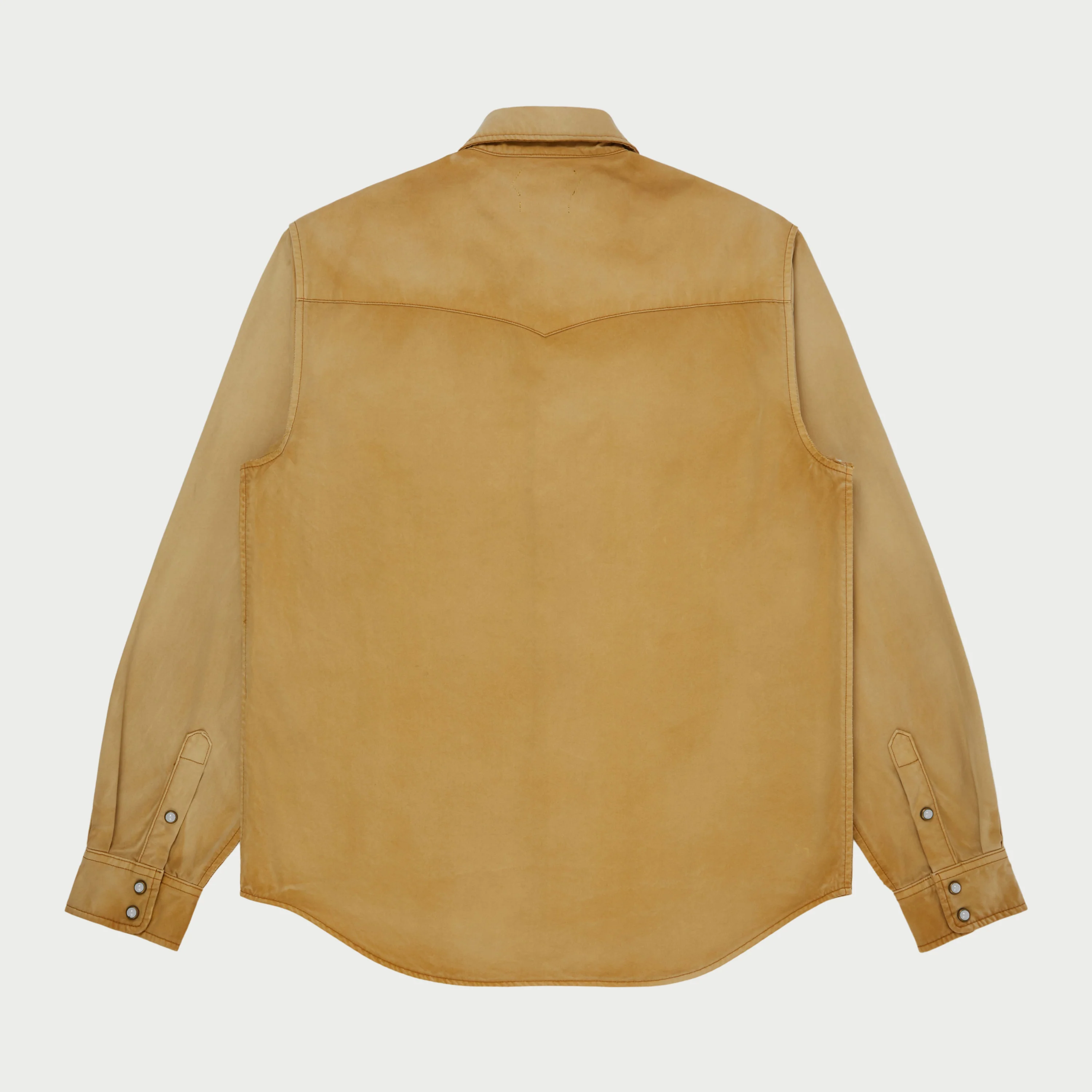 Western Snap Shirt (Tan) - Image 2