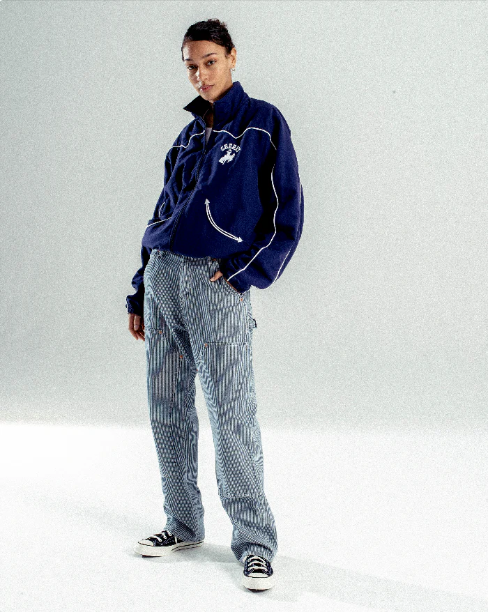 Western Track Jacket (Navy) - Image 8