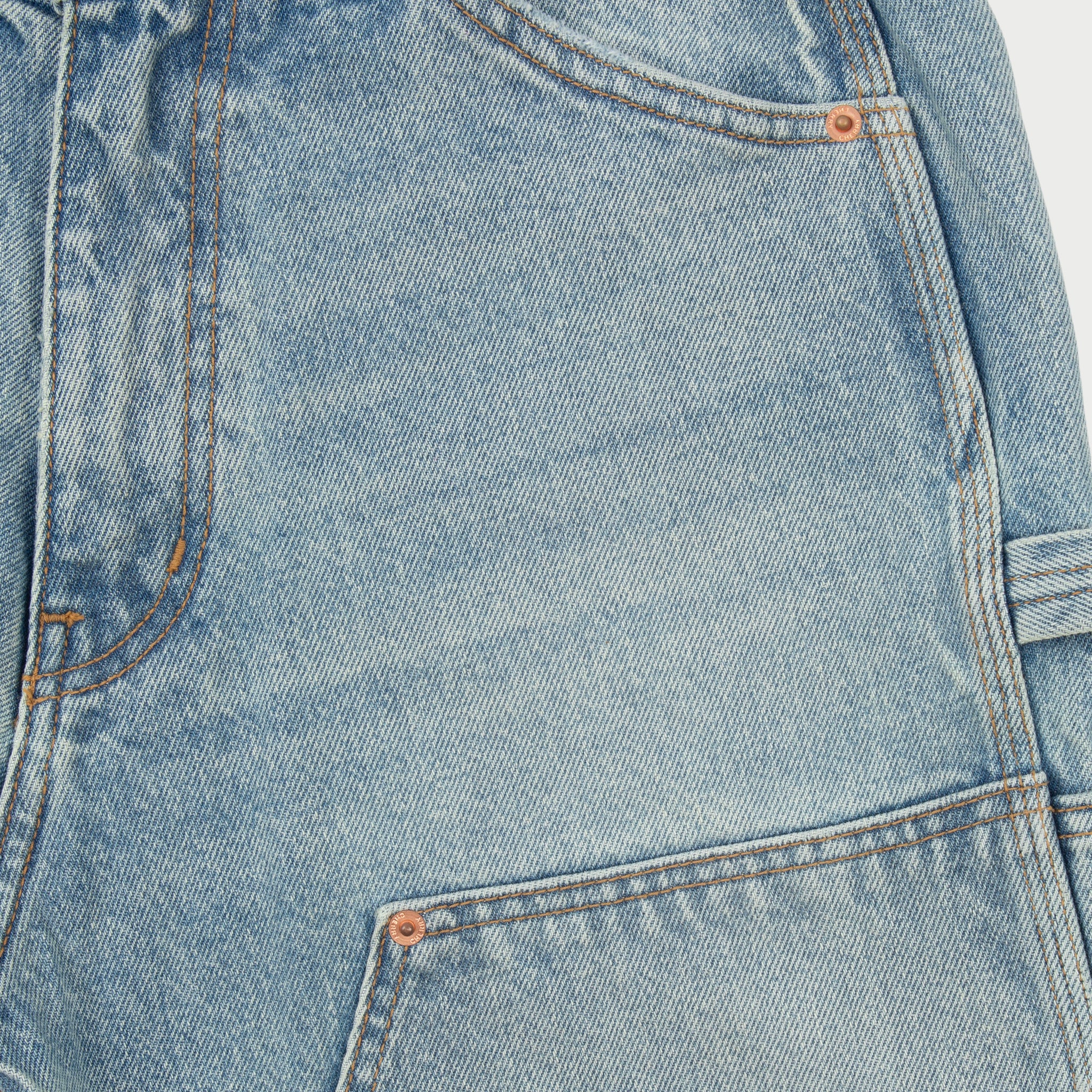 Wide Leg Denim Double Knee - Image 3