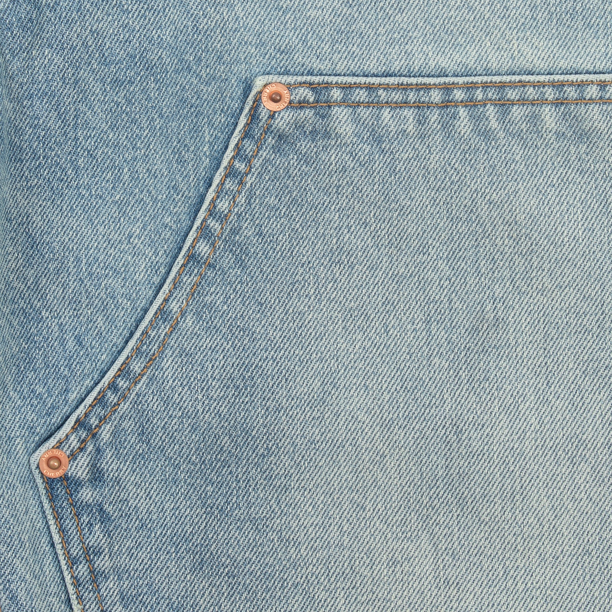 Wide Leg Denim Double Knee - Image 4