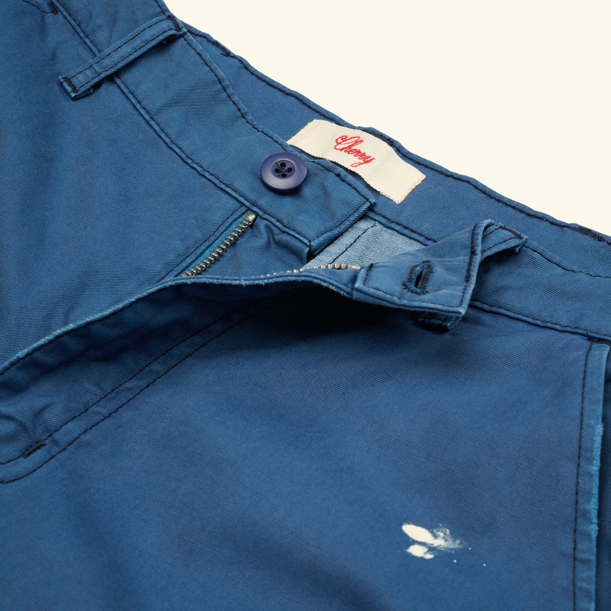 Wide Leg Cargo Pants (Sun Faded Blue) - Image 4