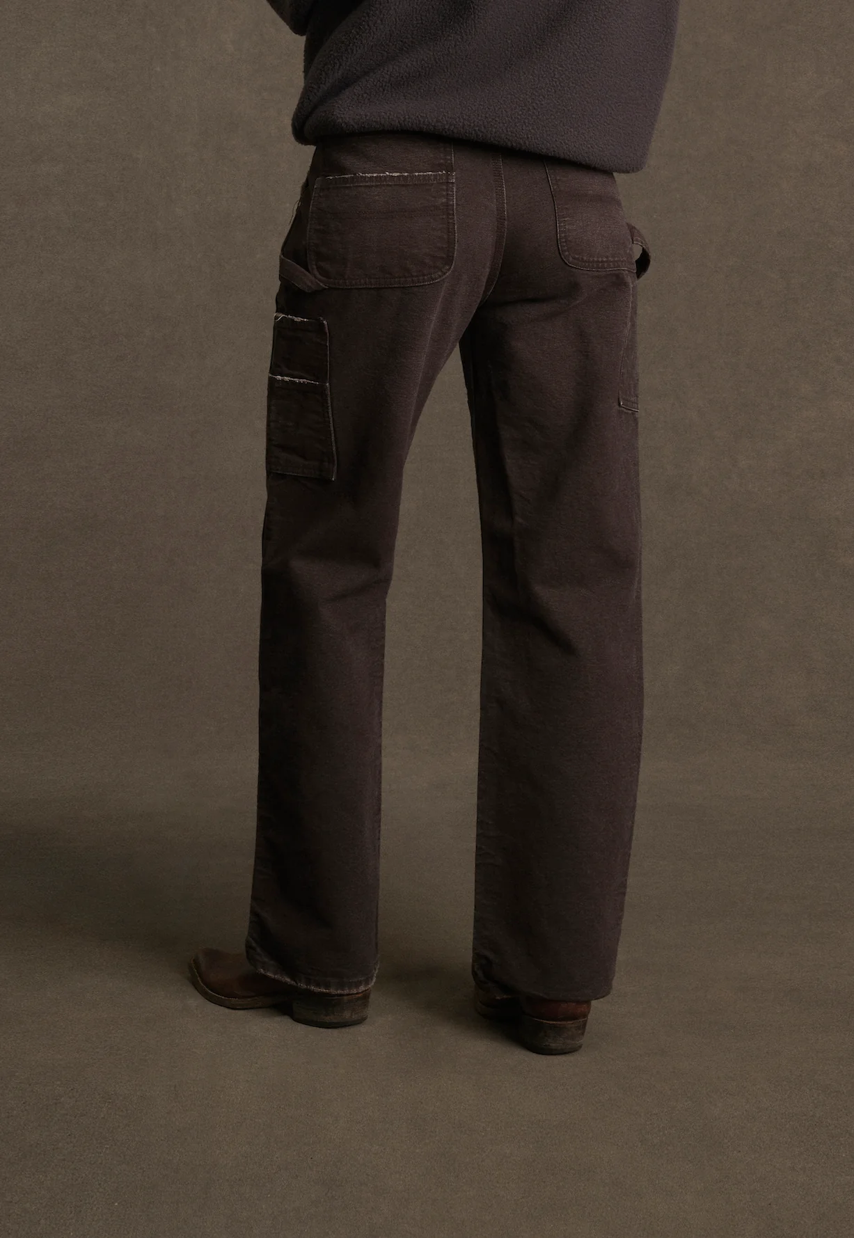 Wide Leg Double Knee (Brown) - Image 3