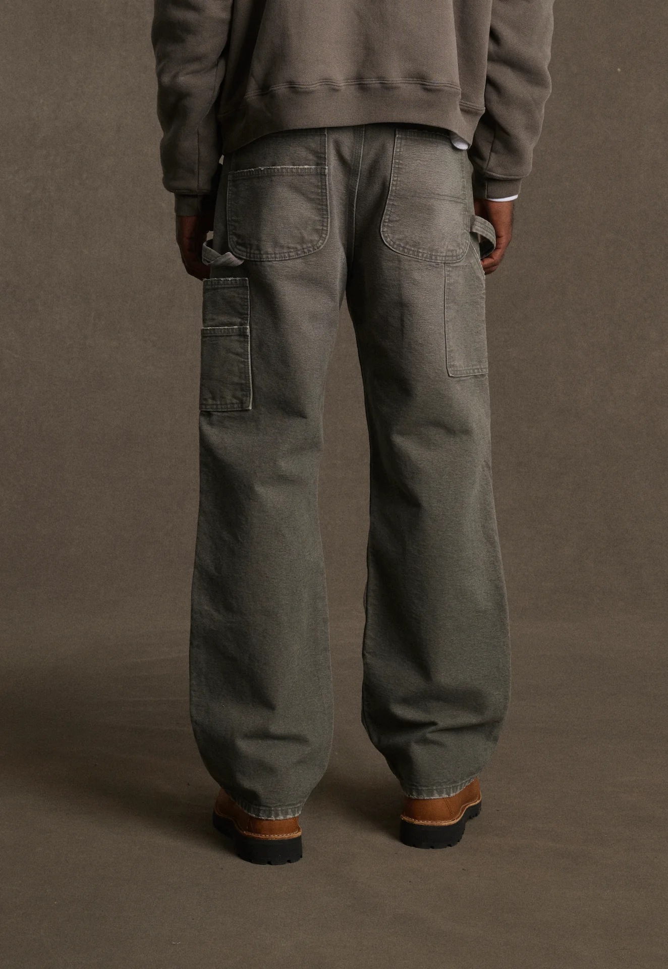 Wide Leg Double Knee (Pewter) - Image 2
