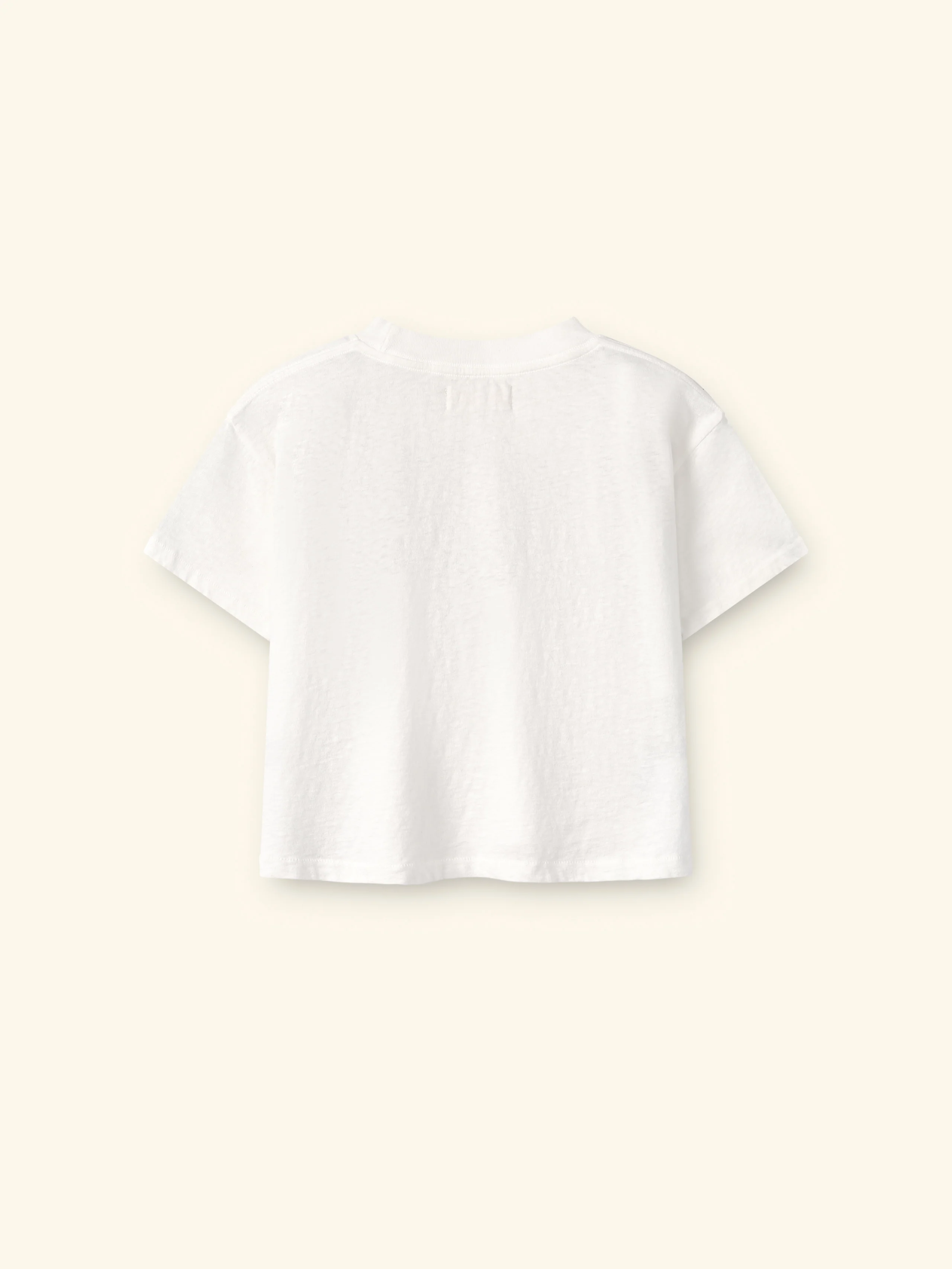 Wings Boxy Baby Tee (Vintage White) - Image 5