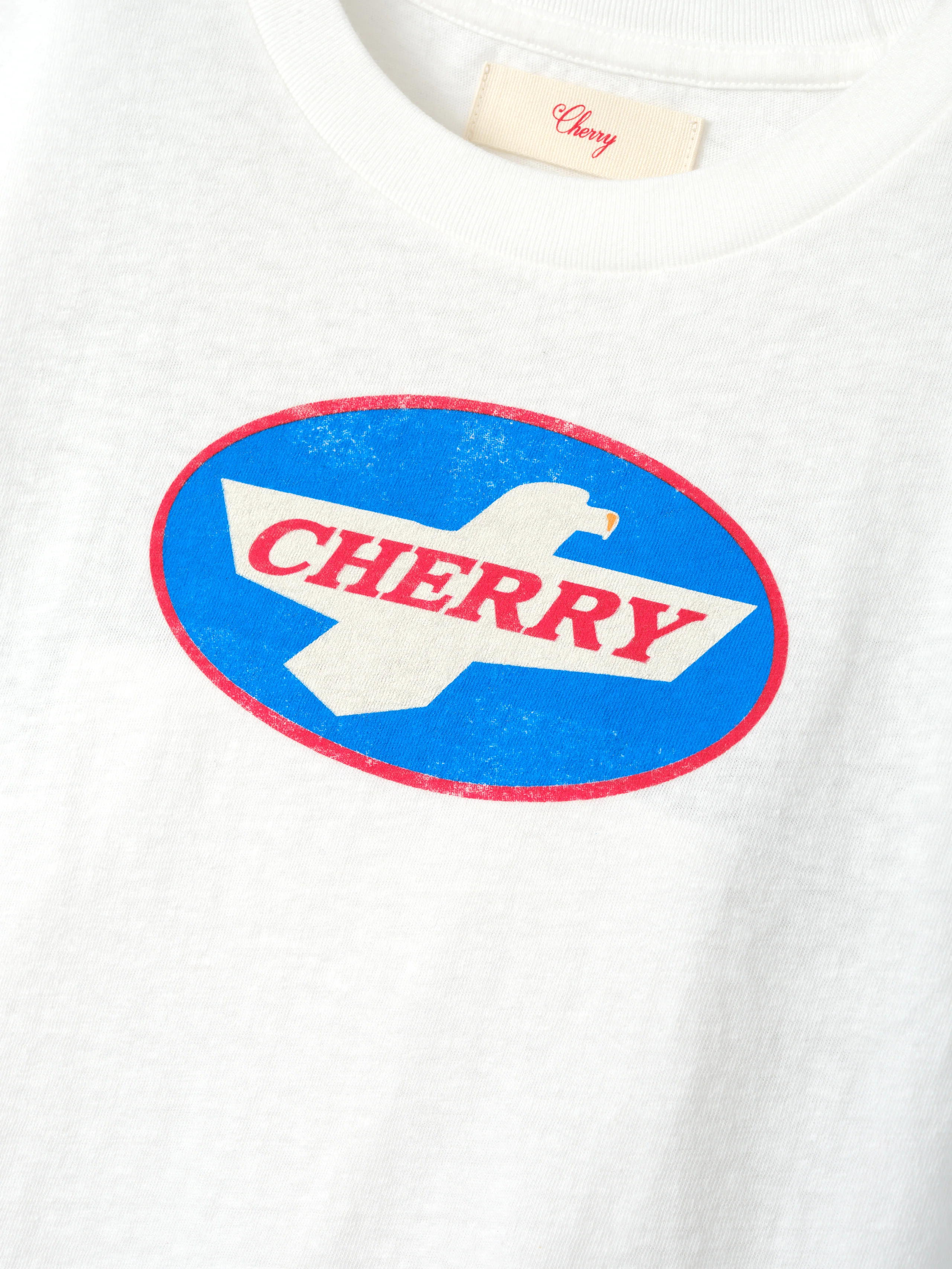 Wings Boxy Baby Tee (Vintage White) - Image 6
