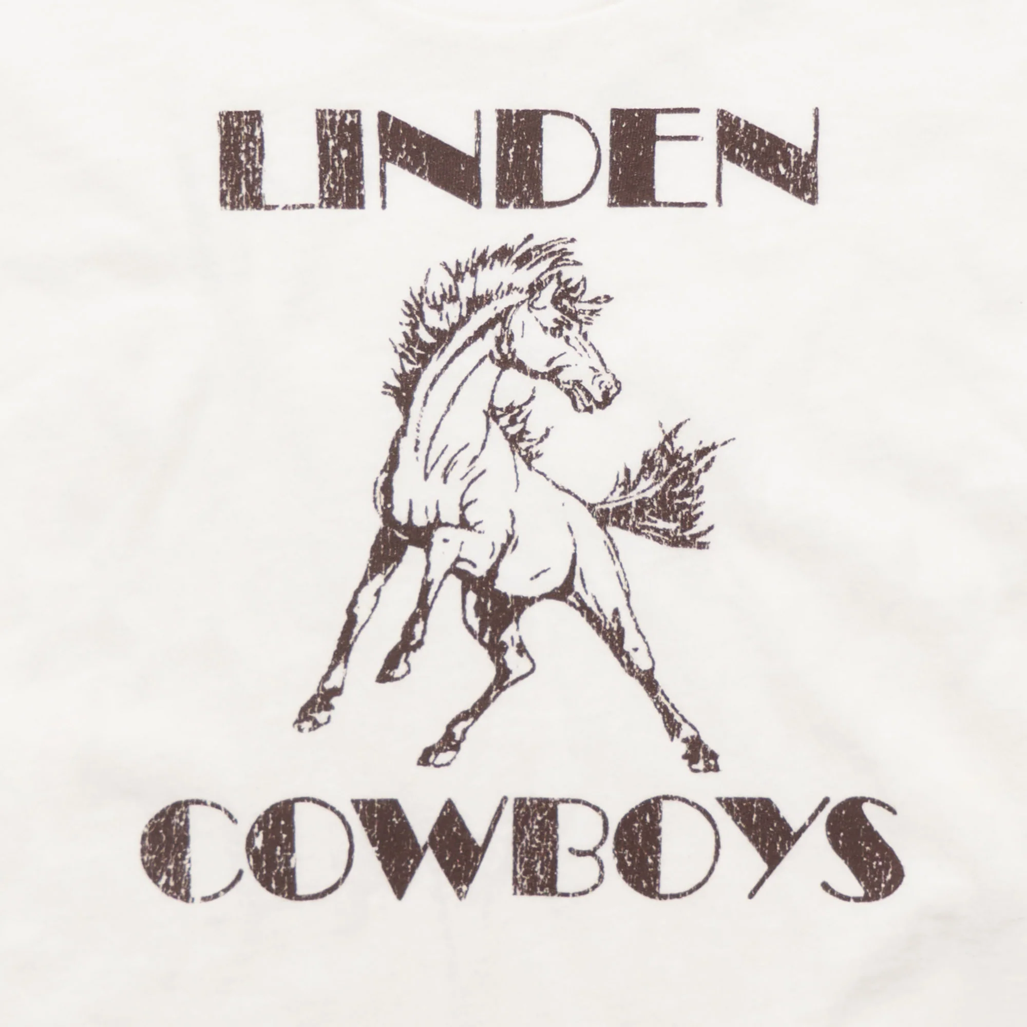 Women's Cowboys Fitted Baby Tee (Vintage White) - Image 3