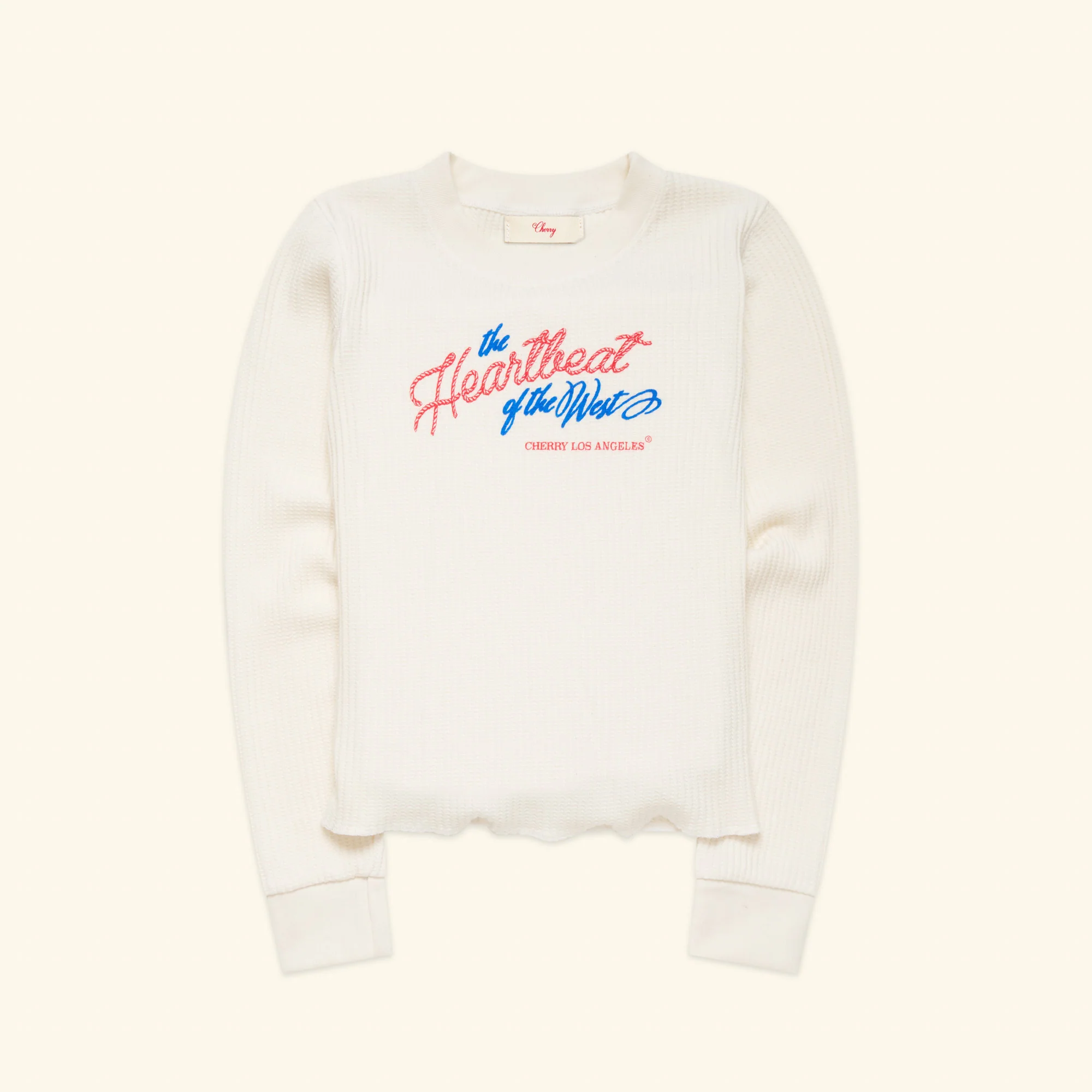 Women's Heartbeat Thermal Longsleeve (Natural)