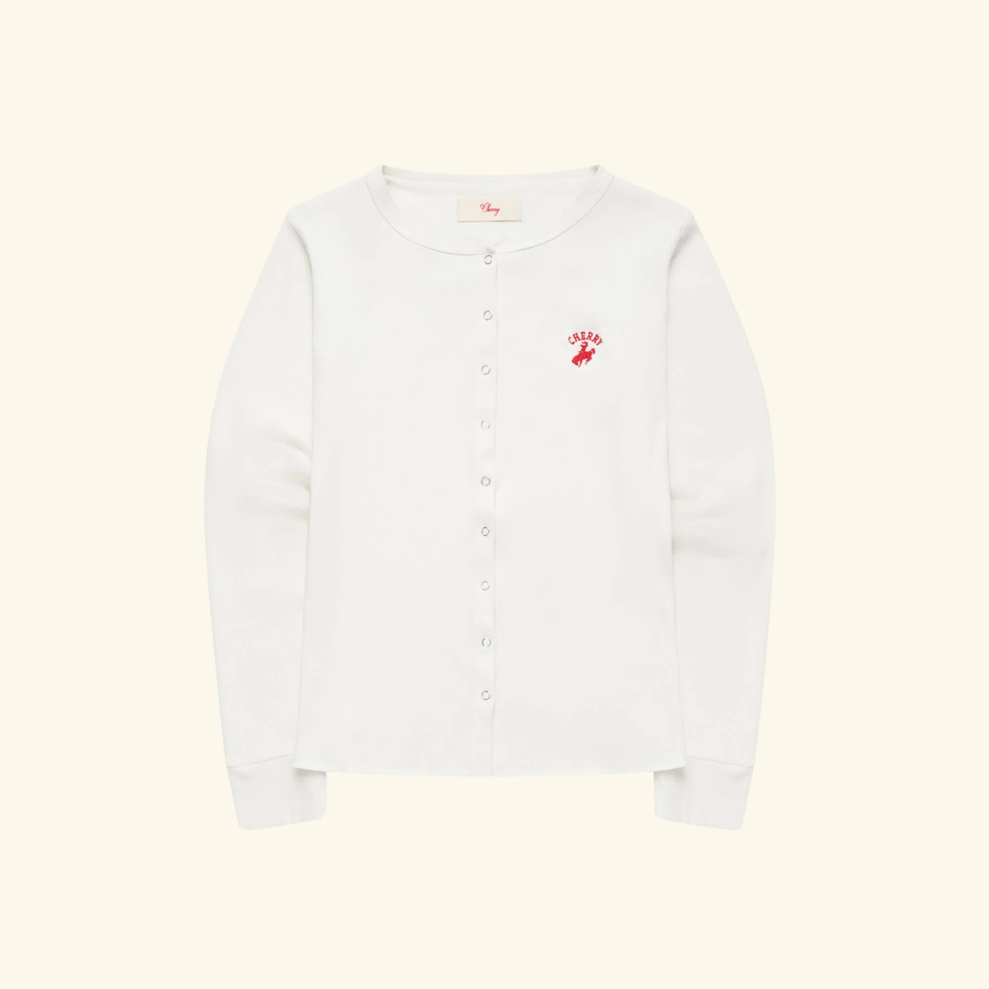 Women's Ribbed Cardigan (Natural)