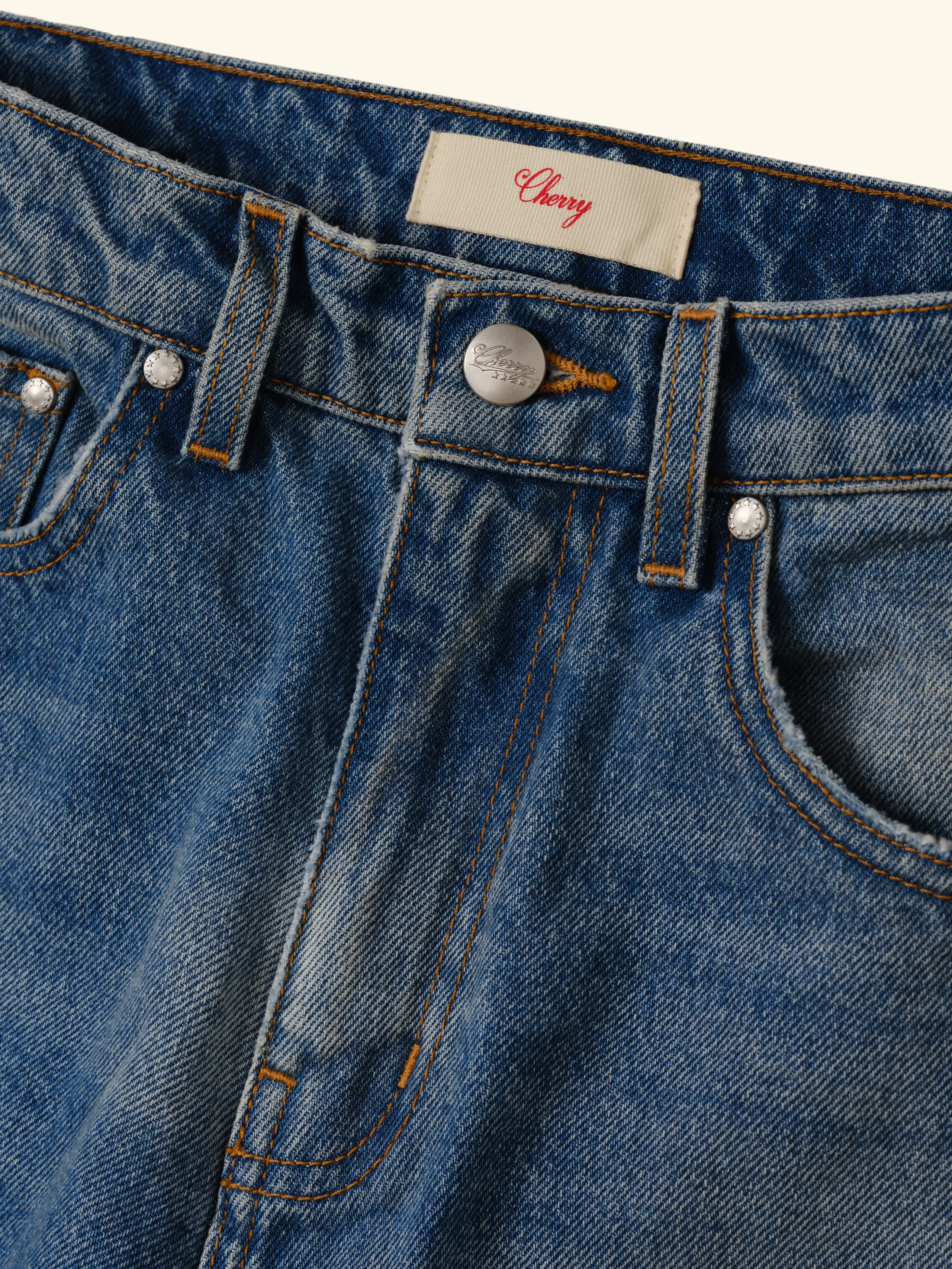 Women's High Rise 5 Pocket (Medium Wash) - Image 6