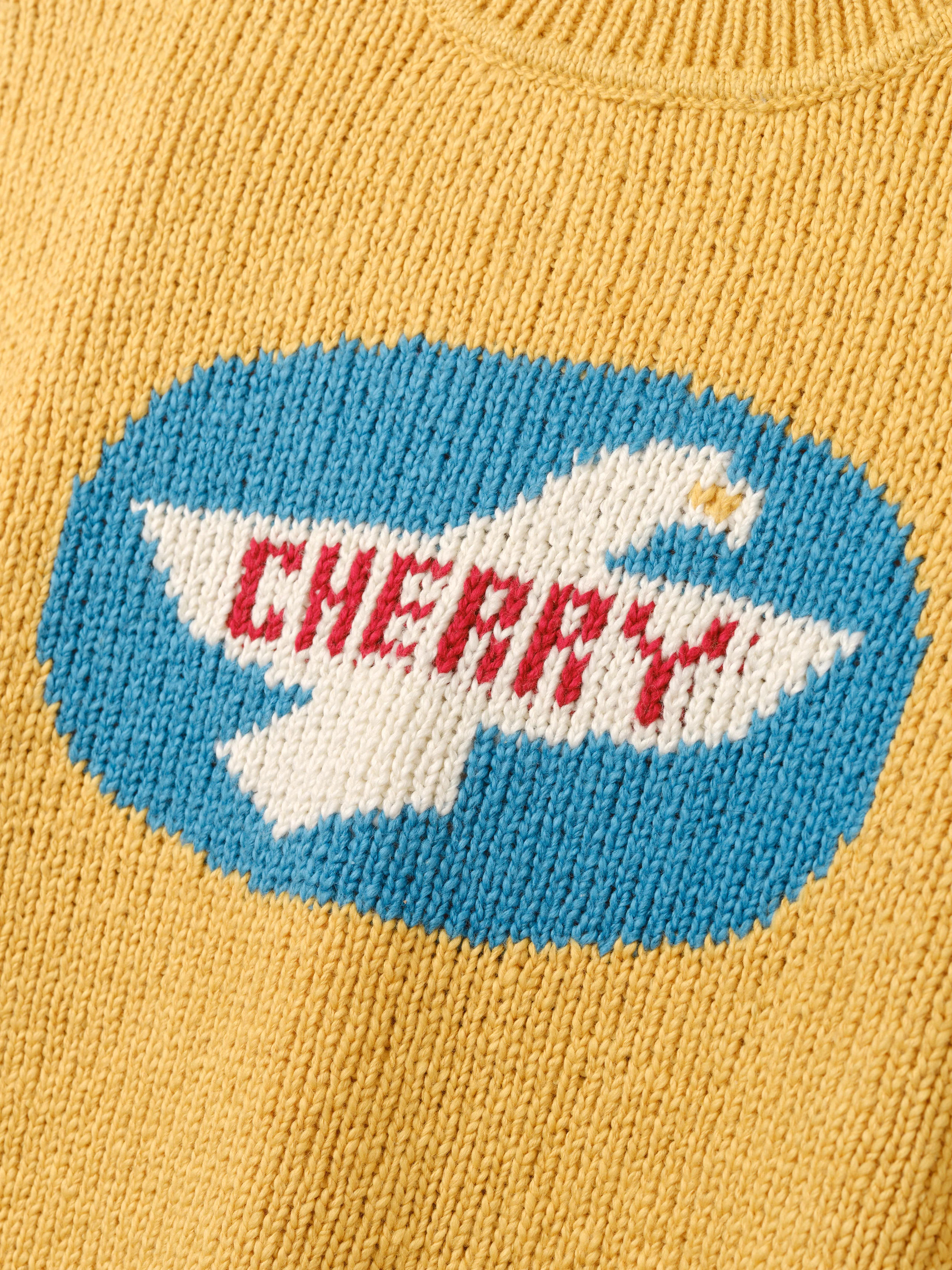 Women's Knit Wings Crew (Sun Yellow) - Image 6