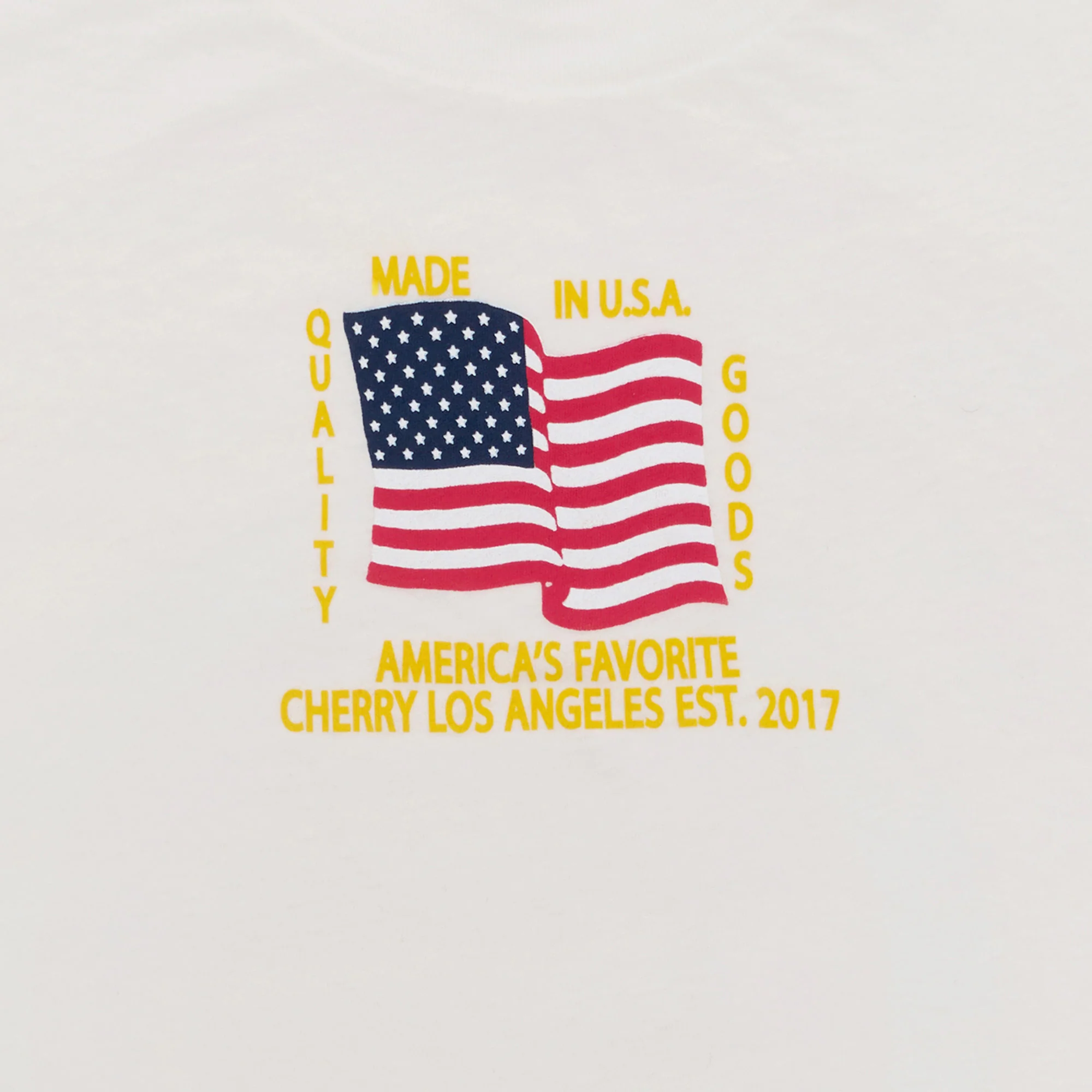 Women's Quality Goods Boxy Baby Tee (Vintage White) - Image 2