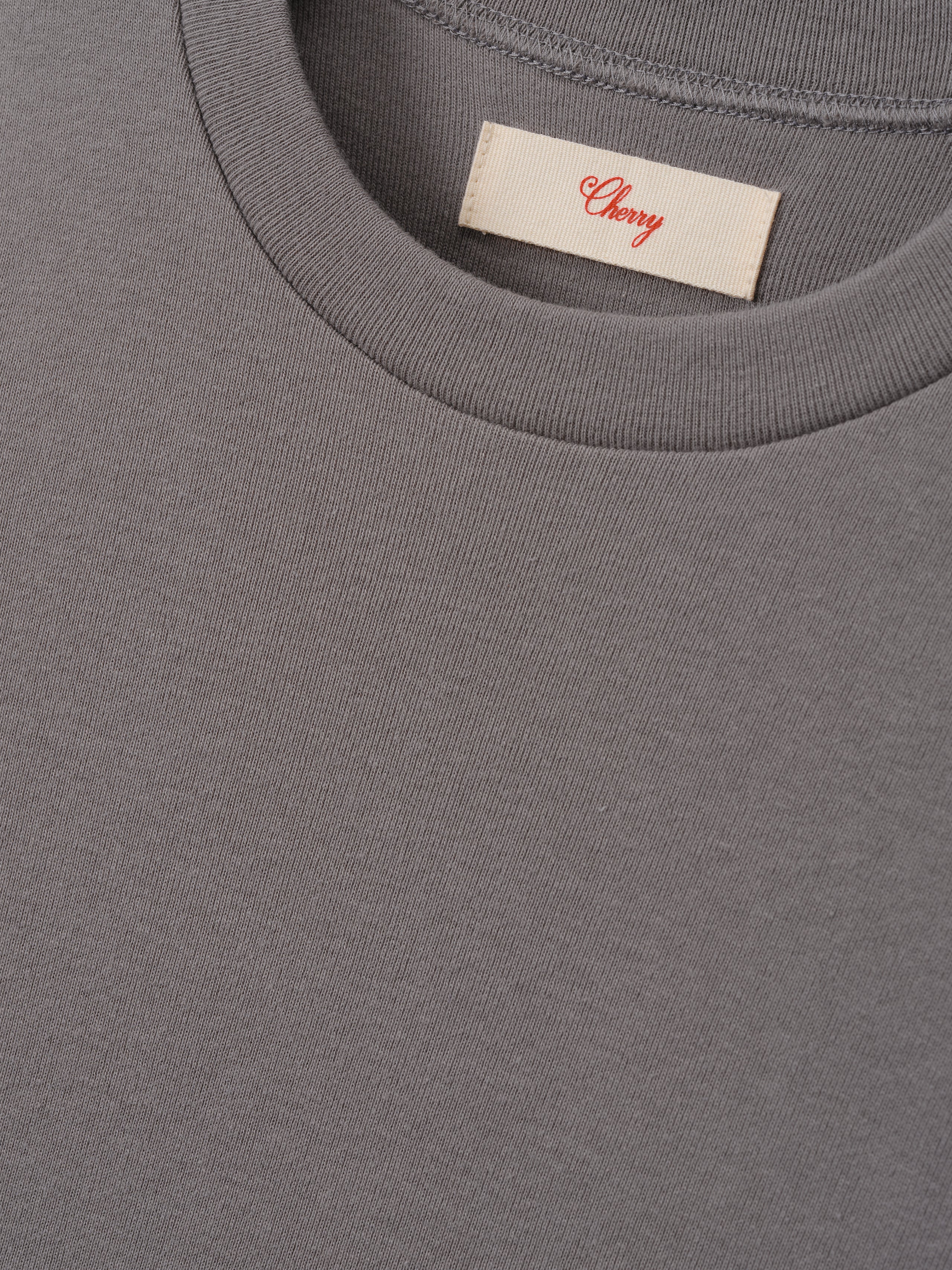 Women's Ribbed Fitted Tee (Smoke) - Image 3