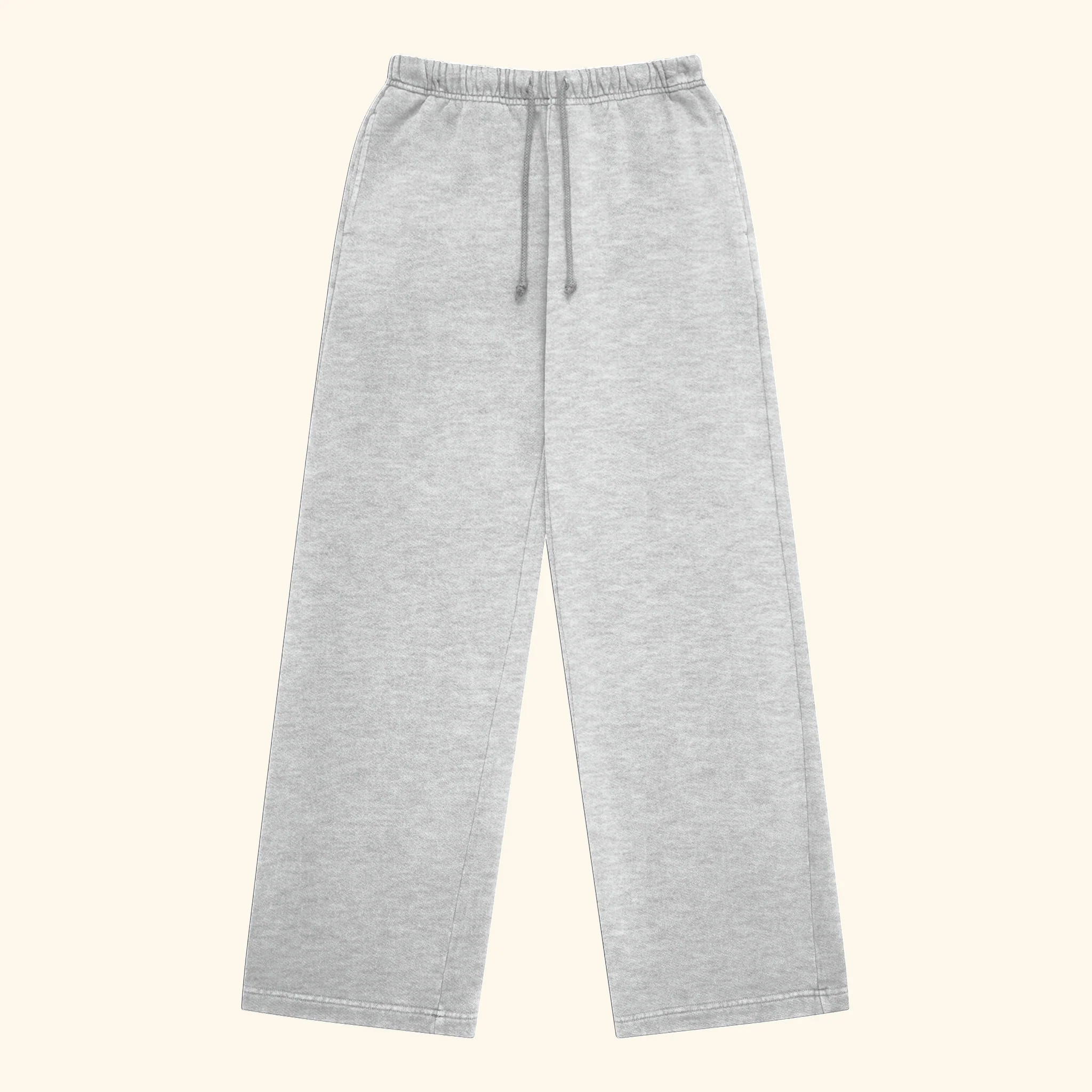 Women's Distressed Sweatpants (Heather Grey) - Image 2