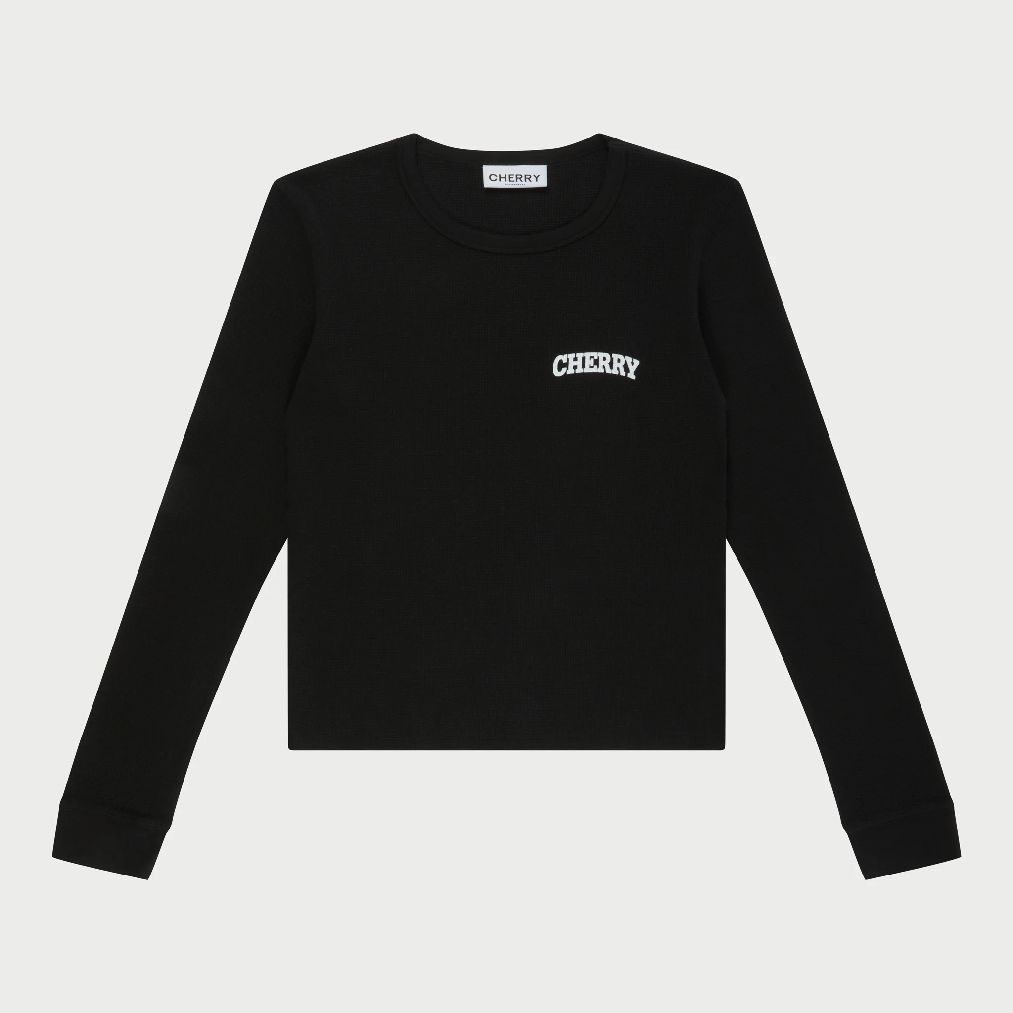Women's Thermal Long Sleeve Tee (Black)