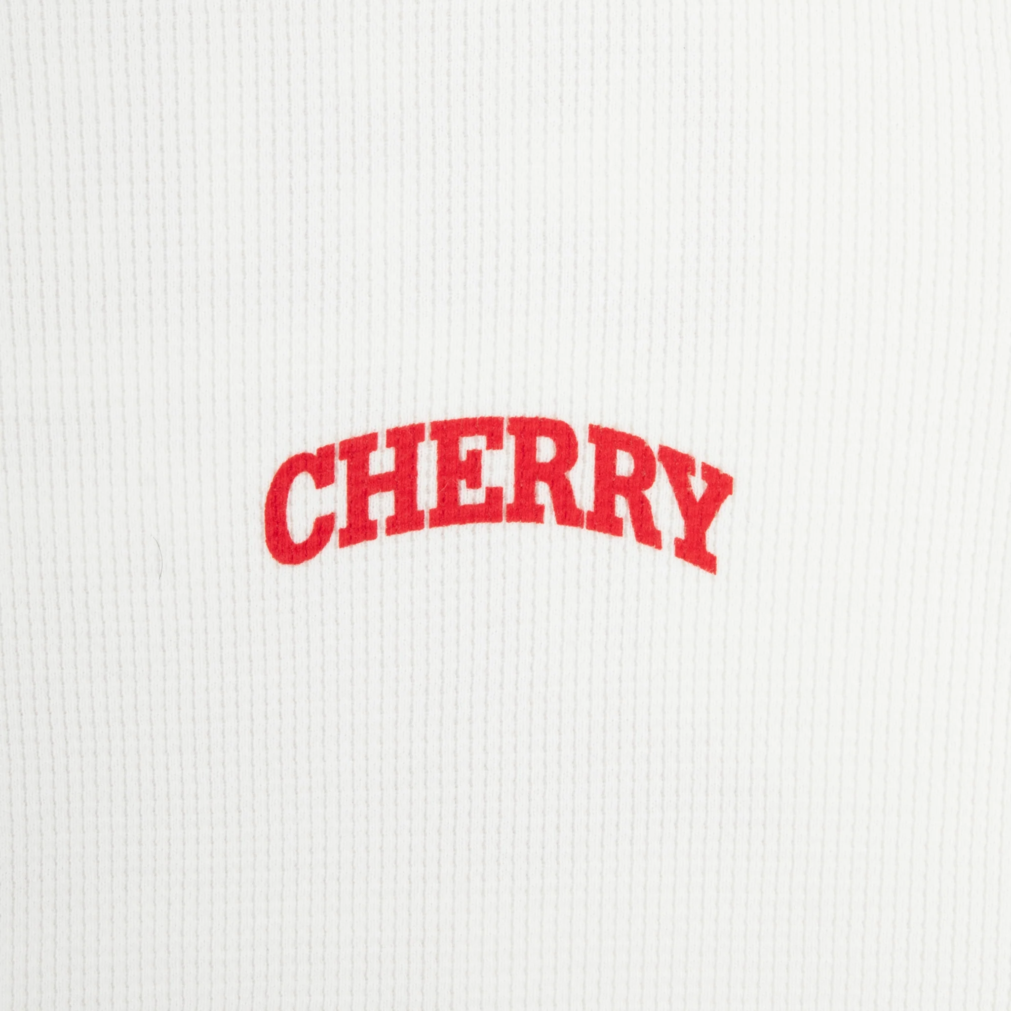 Women's Thermal Long Sleeve Tee (White) - Image 4