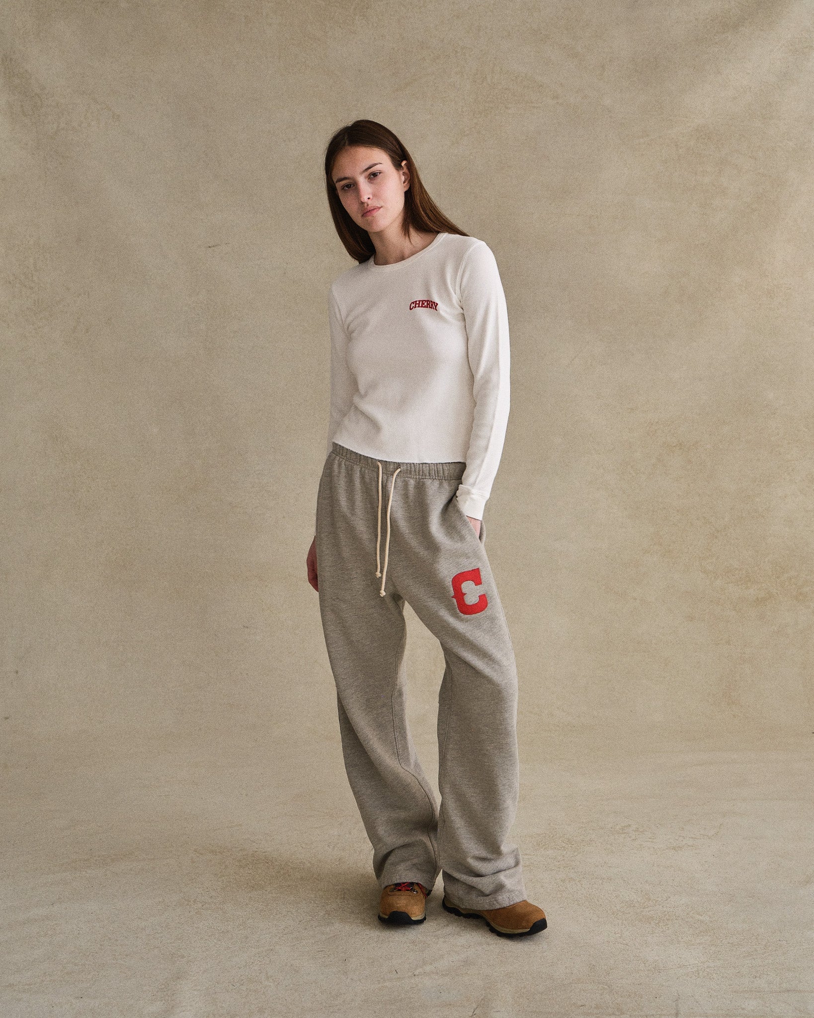 Women's Thermal Long Sleeve Tee (White) - Image 5