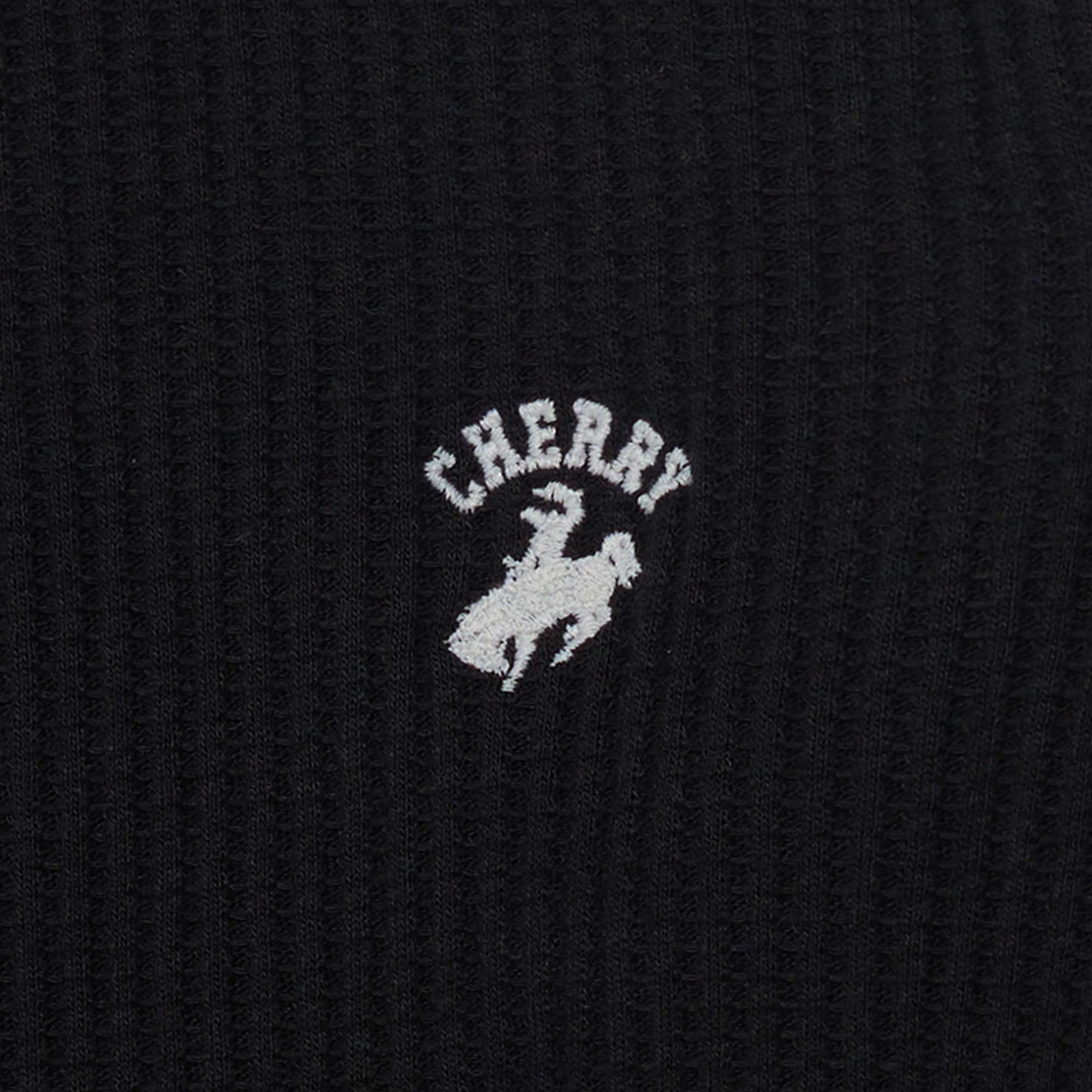 Women's Western Athletic Thermal Tee (Vintage Black) - Image 2