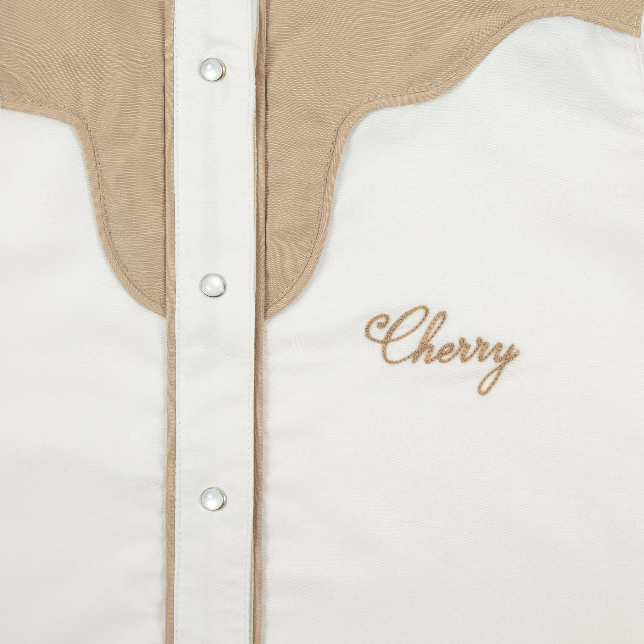 Womens Western Rodeo Shirt (White) - Image 3
