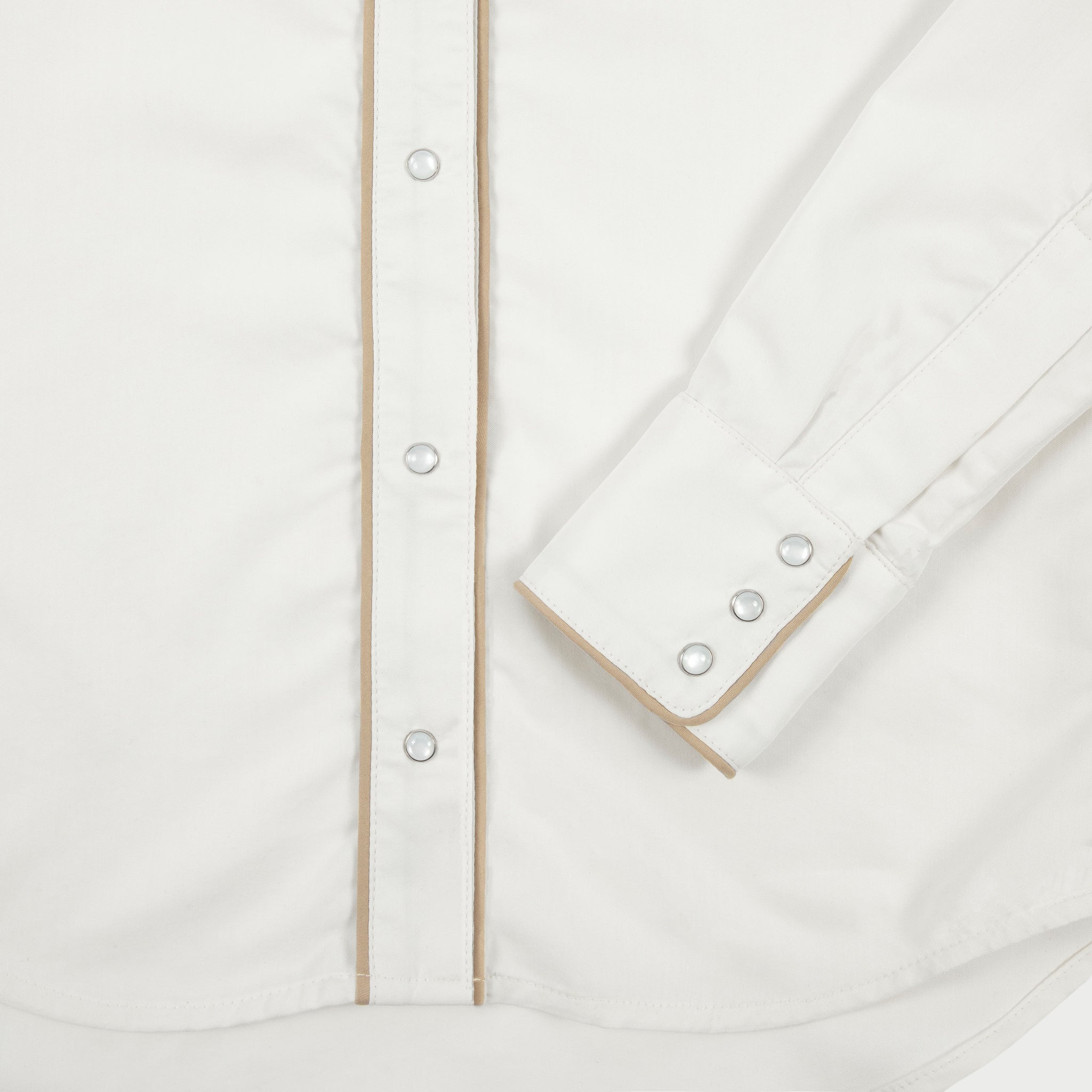 Womens Western Rodeo Shirt (White) - Image 5