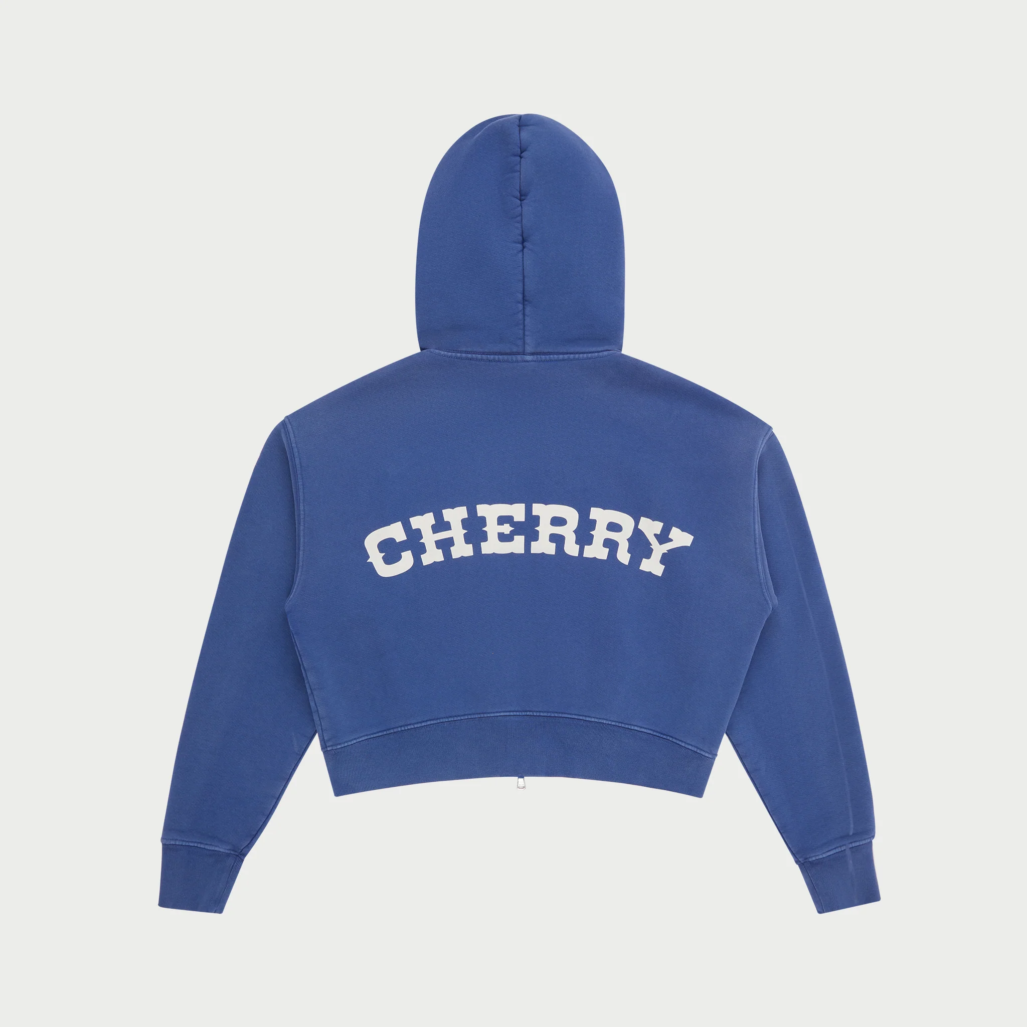 Women's Cropped Zip-Up Hoodie - Image 2