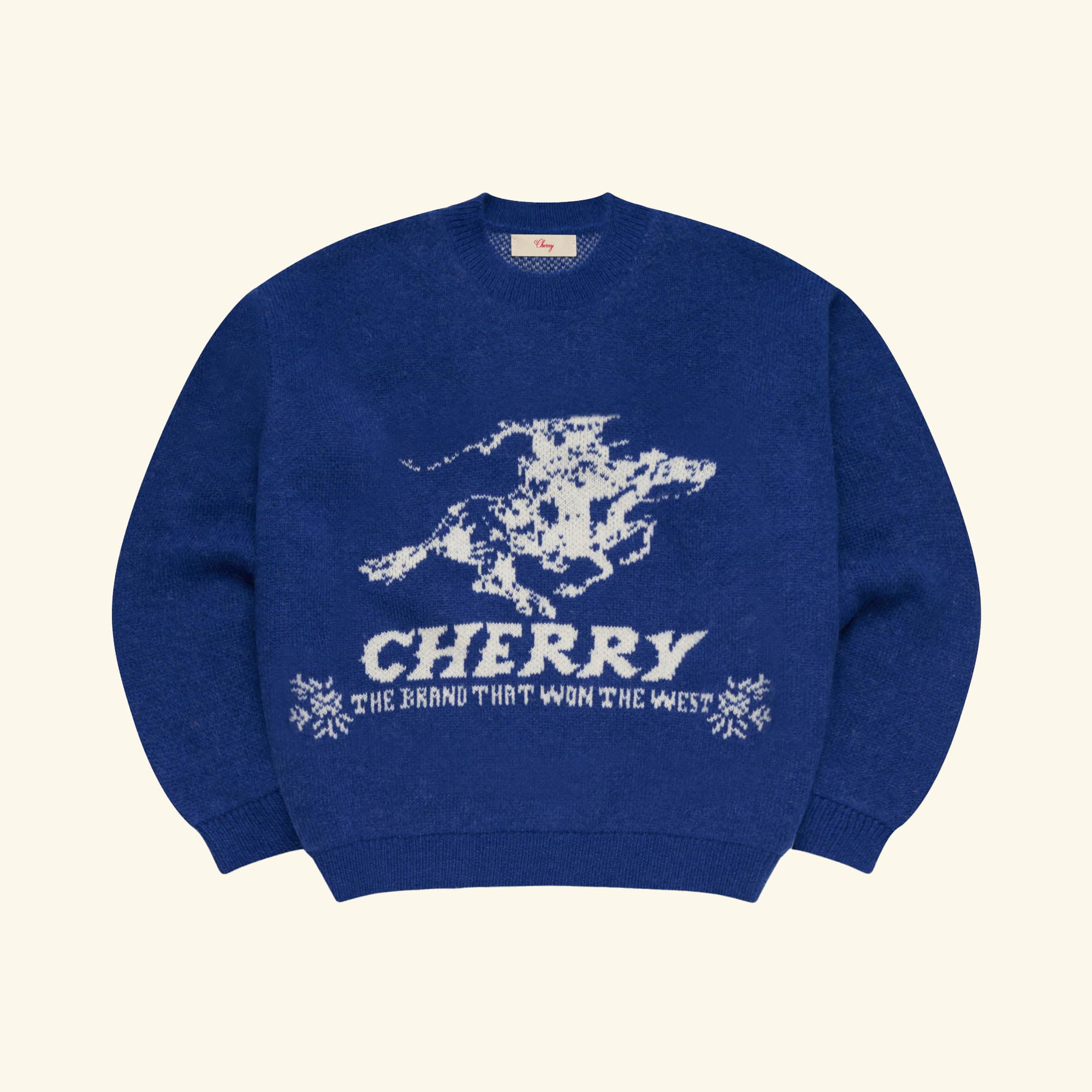 Won The West Knit Crew (Royal Blue)