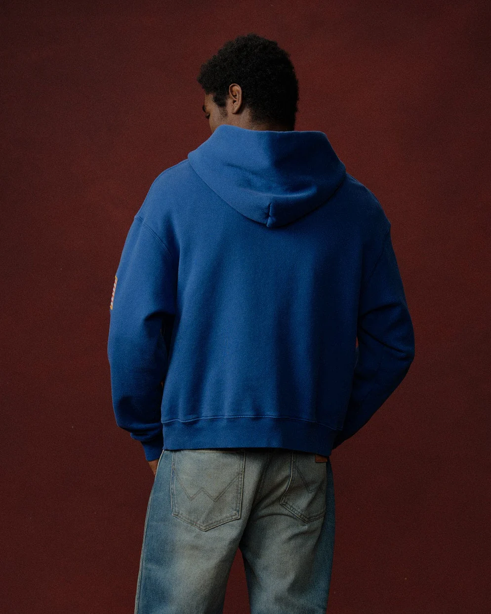 Cherry x Wrangler Hoodie (Royal Blue) - Image 3